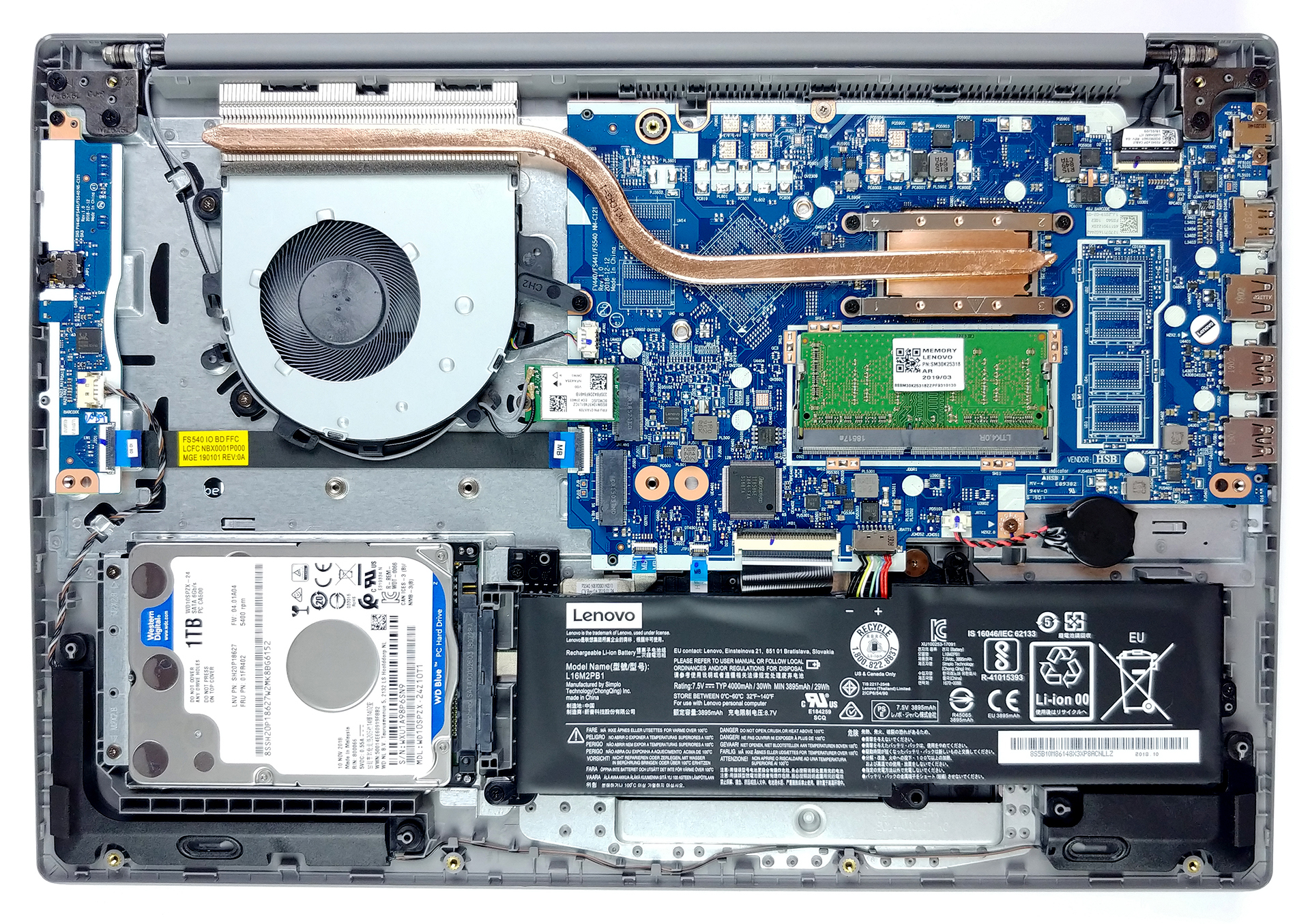 How to replace and fix Lenovo ideapad S145-15IKB 5CB0W43246 silver Italian IT keyboard palmrest (Lenovo Ideapad S145-15)